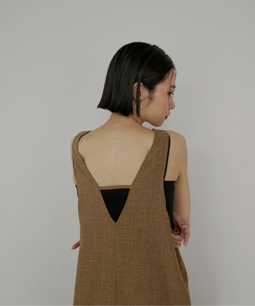 【セットアップ可】ライトツイードアメスリロングワンピース（ワンピース）｜feepur（フェピュール） pattayablatt.com