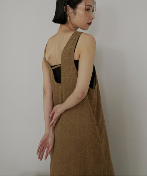 【セットアップ可】ライトツイードアメスリロングワンピース（ワンピース）｜feepur（フェピュール） pattayablatt.com