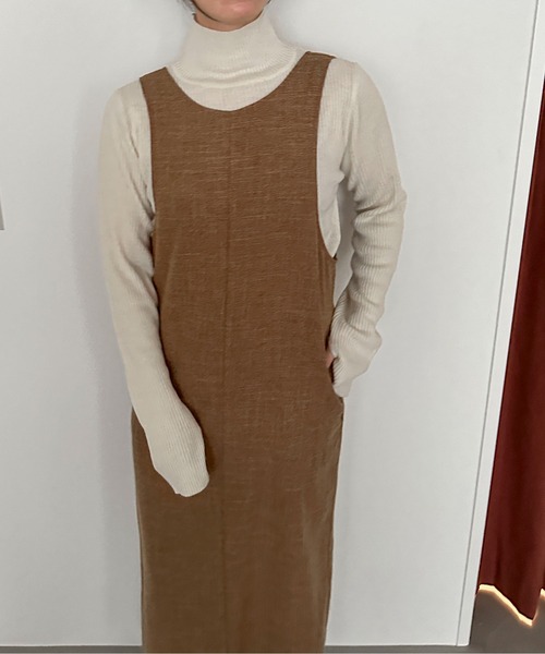 【セットアップ可】ライトツイードアメスリロングワンピース（ワンピース）｜feepur（フェピュール） pattayablatt.com