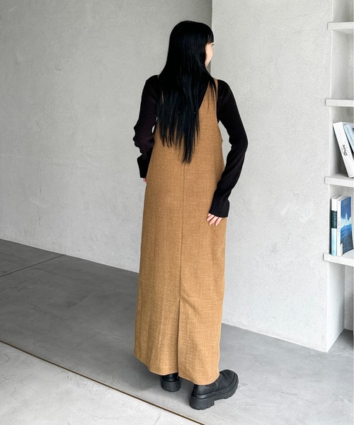 【セットアップ可】ライトツイードアメスリロングワンピース（ワンピース）｜feepur（フェピュール） pattayablatt.com