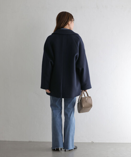 La TOTALITE（ラトータリテ）の「【TICCA/ティッカ】ジャケコート（その他アウター・レディース・ネイビー/ライトグレー・FREE）」の11枚目の写真