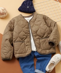 Anchor Smith（アンカー スミス）の「SHISKY / シスキー マイクロタフタ キルティング ノーカラージャケット 長袖 キッズ（ノーカラージャケット）」