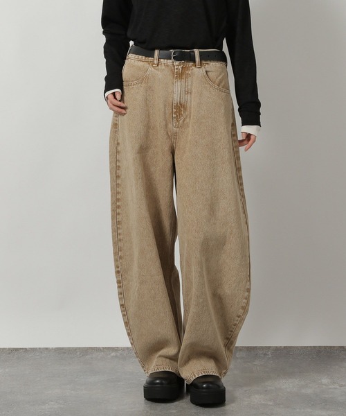 LAKOLE（ラコレ）の「オーバーダイカーブデニム / 147147（デニム