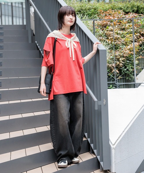 LAKOLE（ラコレ）の「オーバーダイカーブデニム / 147147（デニム