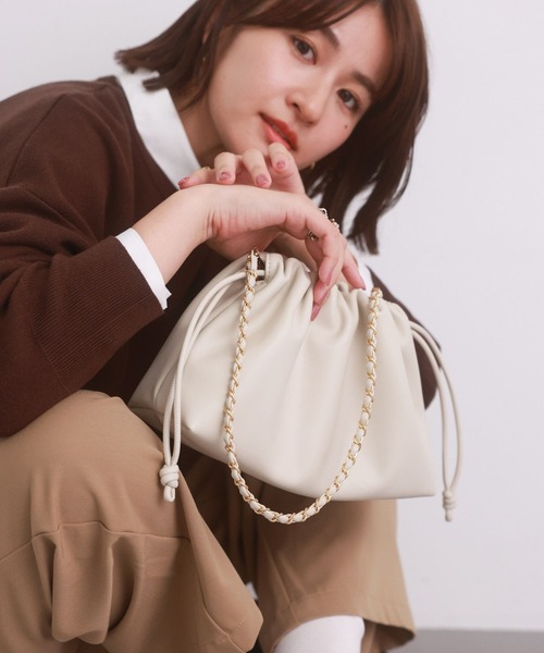 saloon（サルーン）の「SALOON(サルーン)/【中瀬古ゆきなコラボ】巾着