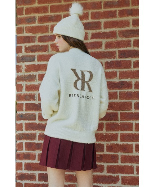 rienda(リエンダ)の「【RIENDA GOLF】ハートビーズシャギーニットトップス 秋服 冬服(ニット/セーター・レディース・ホワイト/レッド/グレー・SMALL/MEDIUM)」の21枚目の写真