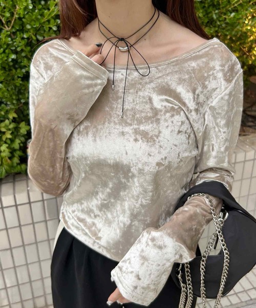 ISOOK（アイスー）の「【ISOOK / アイスー】マルチコードネックレス  / コードチョーカー メタルパーツ   ZOZOTOWN限定（ネックレス・レディース・シルバー・FREE）」の5枚目の写真