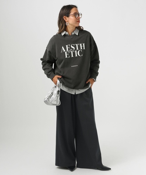 セール】[冬もあったか]裏起毛ワイドイージーパンツ（その他パンツ