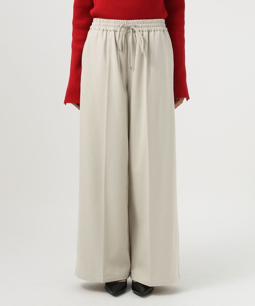 BAYFLOW（ベイフロー）の「[冬もあったか]裏起毛ワイドイージーパンツ（その他パンツ・レディース・グレー/ブルー/アイボリー/ブラック・FREE）」の13枚目の写真