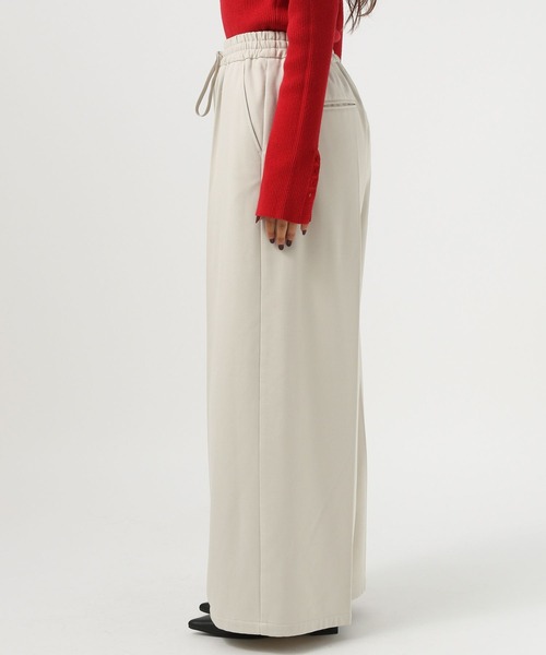 BAYFLOW（ベイフロー）の「[冬もあったか]裏起毛ワイドイージーパンツ（その他パンツ・レディース・グレー/ブルー/アイボリー/ブラック・FREE）」の14枚目の写真