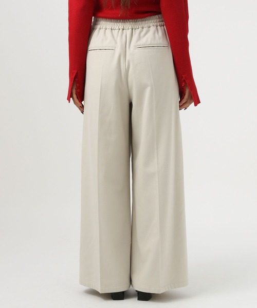 BAYFLOW（ベイフロー）の「[冬もあったか]裏起毛ワイドイージーパンツ（その他パンツ・レディース・グレー/ブルー/アイボリー/ブラック・FREE）」の15枚目の写真