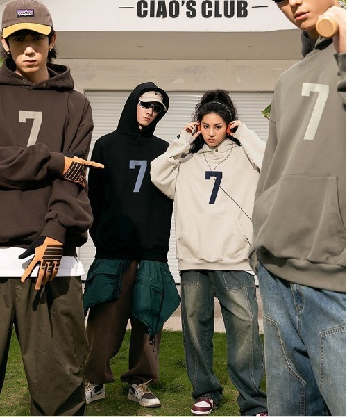 400gヘビーウエイト アメリカンレトロ ユニセックス フード付きスウェットプルオーバーパーカー（スウェット）｜COMON＋（コモンプラス）