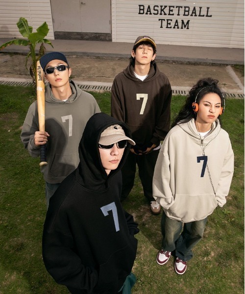 400gヘビーウエイト アメリカンレトロ ユニセックス フード付きスウェットプルオーバーパーカー（スウェット）｜COMON＋（コモンプラス）