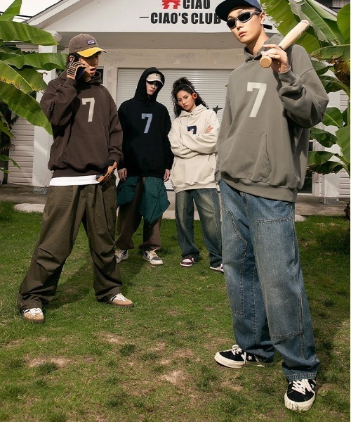 400gヘビーウエイト アメリカンレトロ ユニセックス フード付きスウェットプルオーバーパーカー（スウェット）｜COMON＋（コモンプラス）