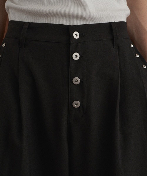 WISH FOR EVER（ウィッシュフォーエバー）の「ASSORT WESTERN STUDS SLACKS/ アソートウエスタンスタッズスラックス（スラックス・メンズ・ブラック/ブラック系その他・SMALL/MEDIUM/LARGE）」の5枚目の写真