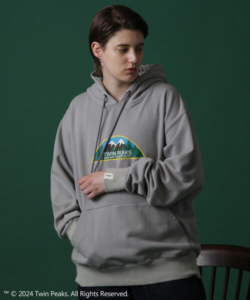 MANASTASH(マナスタッシュ)の「MANASTASH/マナスタッシュ TWIN PEAKS HOODIE ツイン・ピークス フーディー(パーカー・メンズ・ブラック/グレー/モスグリーン・L/M/XL/S)」の9枚目の写真