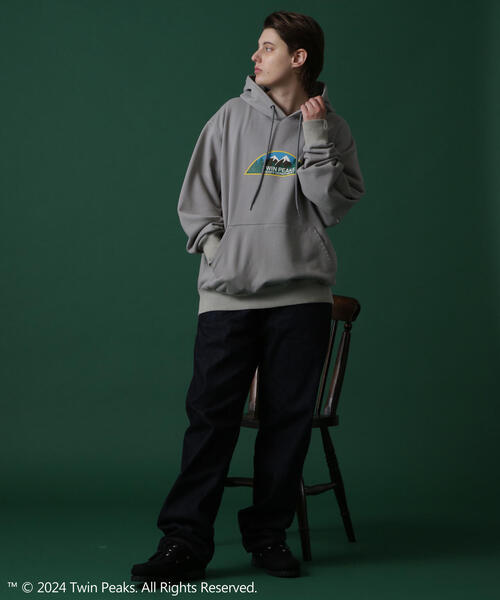 MANASTASH(マナスタッシュ)の「MANASTASH/マナスタッシュ TWIN PEAKS HOODIE ツイン・ピークス フーディー(パーカー・メンズ・ブラック/グレー/モスグリーン・L/M/XL/S)」の10枚目の写真