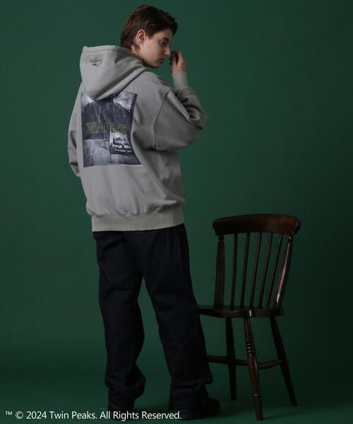 MANASTASH(マナスタッシュ)の「MANASTASH/マナスタッシュ TWIN PEAKS HOODIE ツイン・ピークス フーディー(パーカー・メンズ・ブラック/グレー/モスグリーン・L/M/XL/S)」の11枚目の写真