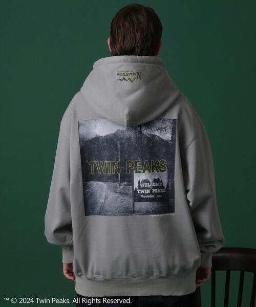 MANASTASH(マナスタッシュ)の「MANASTASH/マナスタッシュ TWIN PEAKS HOODIE ツイン・ピークス フーディー(パーカー・メンズ・ブラック/グレー/モスグリーン・L/M/XL/S)」の13枚目の写真