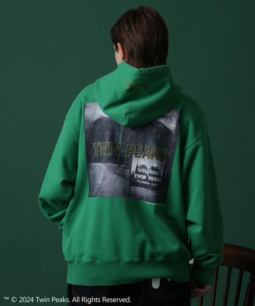 MANASTASH(マナスタッシュ)の「MANASTASH/マナスタッシュ TWIN PEAKS HOODIE ツイン・ピークス フーディー(パーカー・メンズ・ブラック/グレー/モスグリーン・L/M/XL/S)」の3枚目の写真