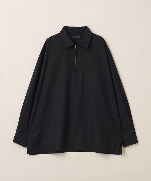 UNITED ARROWS（ユナイテッドアローズ）の「【マルチサイズ】ドレープ ハーフジップ プルオーバーシャツ ーセットアップ対応ー（シャツ/ブラウス・メンズ・オリーブ/ブラック/ブラウン/ネイビー・マルチサイズ）」の15枚目の写真