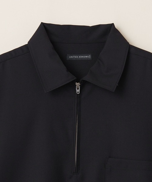 UNITED ARROWS（ユナイテッドアローズ）の「【マルチサイズ】ドレープ ハーフジップ プルオーバーシャツ ーセットアップ対応ー（シャツ/ブラウス・メンズ・オリーブ/ブラック/ブラウン/ネイビー・マルチサイズ）」の17枚目の写真