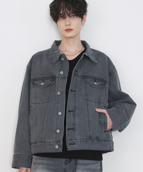 LILL（リル）の「【13oz】ワイドシルエットヴィンテージライクデニム