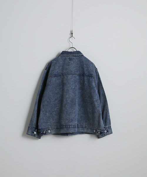 12oz】ワイドシルエットヴィンテージライクデニムジャケット
