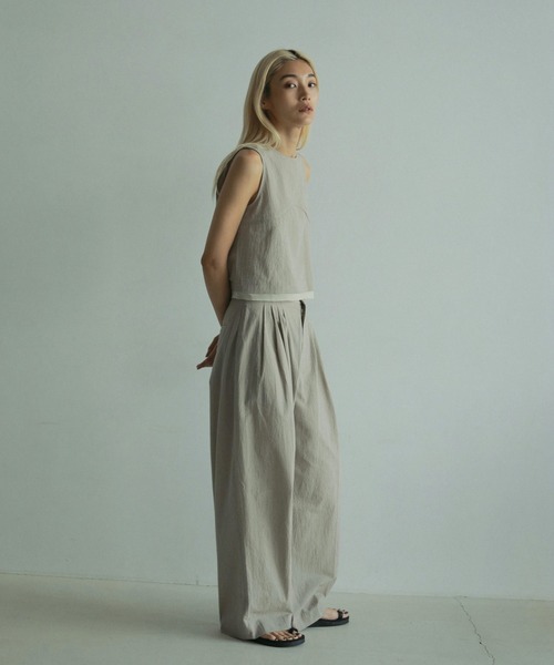 セール】Check Tuck Pants（その他パンツ）｜anuke（アンヌーク