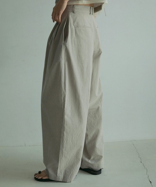 セール】Check Tuck Pants（その他パンツ）｜anuke（アンヌーク