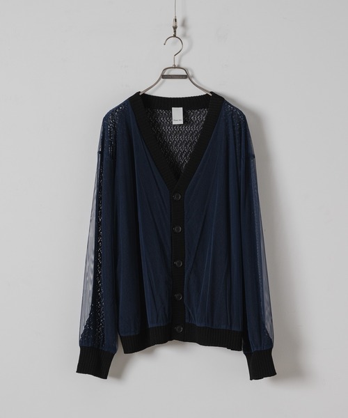 Casper John カーディガン Tulle layered lace CASPER JOHN（キャスパージョン）の「Tulle layered lace