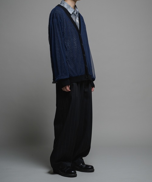 Casper John/チュールレイヤードレースカーディガン/ブラック CASPER JOHN（キャスパージョン）の「Tulle layered lace