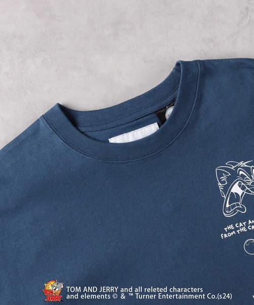 Right-on(ライトオン)の「【TOM and JERRY】コミックロンT(Tシャツ/カットソー・メンズ・ブラック/ネイビー/ベージュ/ホワイト・XL/L/M)」の6枚目の写真