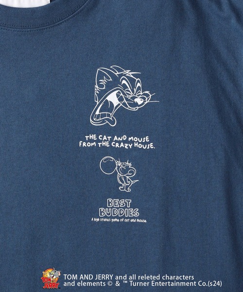 Right-on(ライトオン)の「【TOM and JERRY】コミックロンT(Tシャツ/カットソー・メンズ・ブラック/ネイビー/ベージュ/ホワイト・XL/L/M)」の7枚目の写真