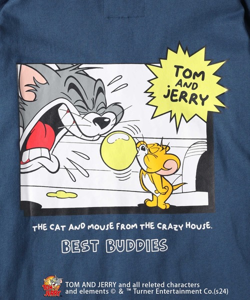 Right-on(ライトオン)の「【TOM and JERRY】コミックロンT(Tシャツ/カットソー・メンズ・ブラック/ネイビー/ベージュ/ホワイト・XL/L/M)」の8枚目の写真
