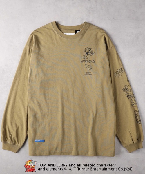 Right-on(ライトオン)の「【TOM and JERRY】コミックロンT(Tシャツ/カットソー・メンズ・ブラック/ネイビー/ベージュ/ホワイト・XL/L/M)」の12枚目の写真