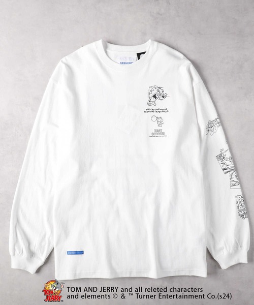 Right-on(ライトオン)の「【TOM and JERRY】コミックロンT(Tシャツ/カットソー・メンズ・ブラック/ネイビー/ベージュ/ホワイト・XL/L/M)」の13枚目の写真