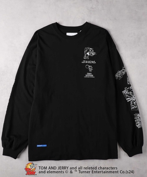 Right-on(ライトオン)の「【TOM and JERRY】コミックロンT(Tシャツ/カットソー・メンズ・ブラック/ネイビー/ベージュ/ホワイト・XL/L/M)」の14枚目の写真