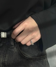 【blatto 925silver】925シルバー クロス デザイン チェーンリング bla-ring-00738 N