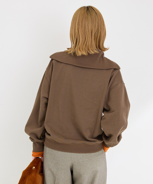 裏毛 ハーフZIP プルオーバー（スウェット）｜B.C STOCK（ベーセーストック）