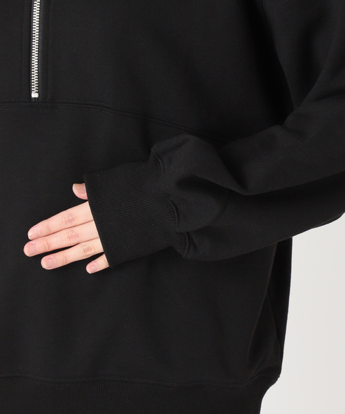 裏毛 ハーフZIP プルオーバー（スウェット）｜B.C STOCK（ベーセーストック）