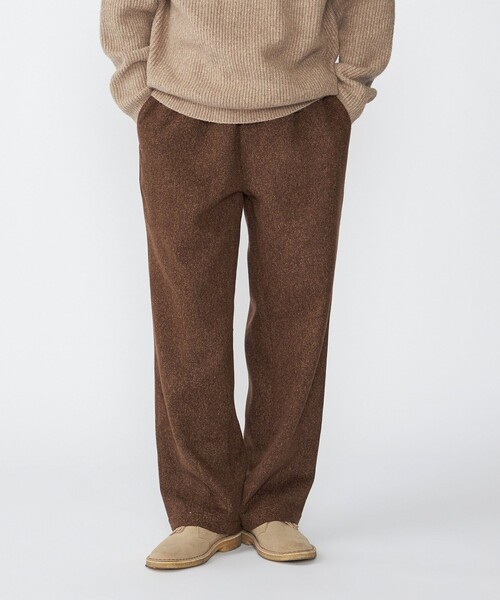 SHIPS（シップス）の「SHIPS: ポリエステル カラー ツイード イージー パンツ（その他パンツ・メンズ・ネイビー/ダークグレー/ブラウン/ライトグレー・LARGE/MEDIUM/SMALL）」の8枚目の写真