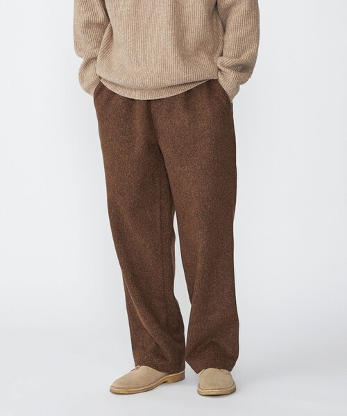 SHIPS（シップス）の「SHIPS: ポリエステル カラー ツイード イージー パンツ（その他パンツ・メンズ・ネイビー/ダークグレー/ブラウン/ライトグレー・LARGE/MEDIUM/SMALL）」の9枚目の写真