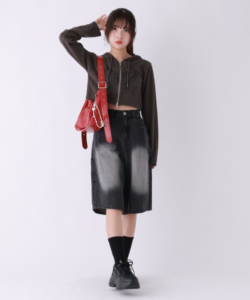 repipi armario(レピピ アルマリオ)の「ペインターハーフパンツ(デニムパンツ・キッズ・ブラック/ブルー系その他/ブルー系その他2・LARGE/SMALL/MEDIUM)」の22枚目の写真