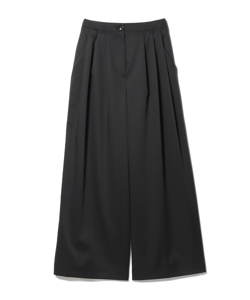 COLUMNウールタックワイドパンツ COLUMNウールタックワイドパンツ - レディース