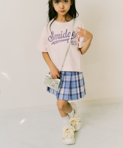 10C REPIPI(ジューシーレピピ)の「【10C REPIPI】キリカエカレッジTシャツ(Tシャツ/カットソー・キッズ・ブルー/グレー/ピンク/ホワイト/ブラック/サックスブルー・130cm/110cm/120cm)」の20枚目の写真