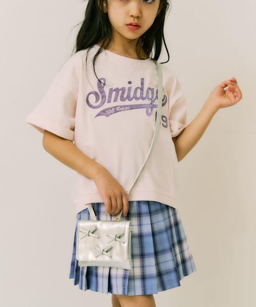 10C REPIPI(ジューシーレピピ)の「【10C REPIPI】キリカエカレッジTシャツ(Tシャツ/カットソー・キッズ・ブルー/グレー/ピンク/ホワイト/ブラック/サックスブルー・130cm/110cm/120cm)」の21枚目の写真