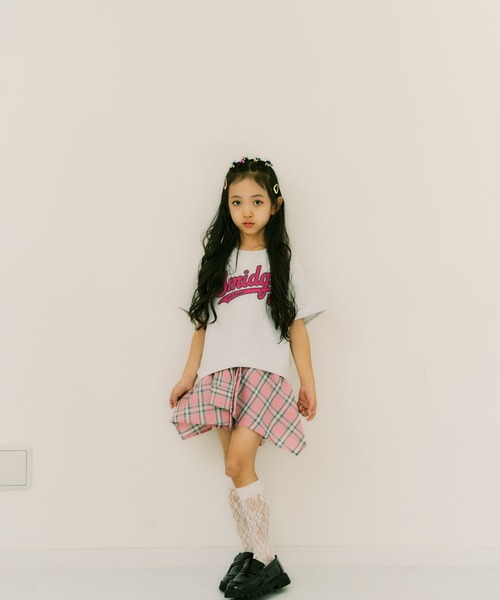 10C REPIPI(ジューシーレピピ)の「【10C REPIPI】キリカエカレッジTシャツ(Tシャツ/カットソー・キッズ・ブルー/グレー/ピンク/ホワイト/ブラック/サックスブルー・130cm/110cm/120cm)」の16枚目の写真