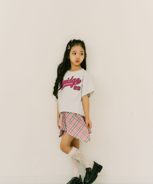 10C REPIPI(ジューシーレピピ)の「【10C REPIPI】キリカエカレッジTシャツ(Tシャツ/カットソー・キッズ・ブルー/グレー/ピンク/ホワイト/ブラック/サックスブルー・130cm/110cm/120cm)」の19枚目の写真