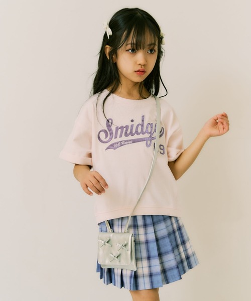10C REPIPI(ジューシーレピピ)の「【10C REPIPI】キリカエカレッジTシャツ(Tシャツ/カットソー・キッズ・ブルー/グレー/ピンク/ホワイト/ブラック/サックスブルー・130cm/110cm/120cm)」の22枚目の写真